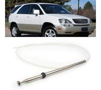 Câble d'antenne de rechange en acier inoxydable avec manchon de mise à la terre, ajustement direct pour systèmes d'antenne, compatible avec Lexus RX300 et Toyota XU10 modèles 98-03