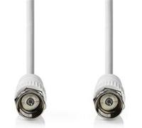 Câble d'antenne et de satellite Nedis CSGL41000WT50 Blanc