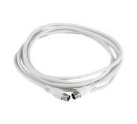 Kathrein ETG 30 - Câble Coaxial 3m Connecteur F Mâle vers F Mâle Blanc - Référence 274778 - Poids 180g