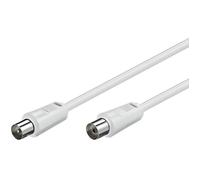 Goobay 11510AK150 Câble de Raccordement Antennes (<70 dB), Double Blindage, 1.5m Longueur