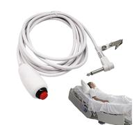 Câble D'appel D'infirmière - Bouton Lumineux D'appel, Prise Étanche 6,35 Mm, Câble De Bouton-poussoir De Remplacement Avec Clip Pour Poste D'infirmière, Longueur 3 M, Robuste Et Fiable | Accessoires M