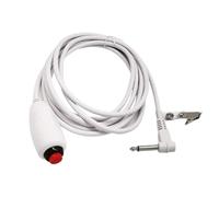 Câble d'appel d'infirmière - câble de 6,35 mm, clip de lit universel, connecteur patient | COURS PULLURE NURE de lit pour cliniques avec port de jack sûr, alternative de configurazion