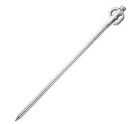 Câble d'arrimage pour chien - Crochet rotatif à ressort de choc | Piquet pour chien pivotant à 360 ° très résistant, chaîne pivotante pour chiens de petite et grande taille, cour, camping, parc en