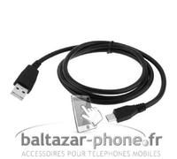 Cable Data + Charge Noir Pour Htc Htc 10