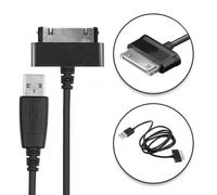 Câble Data pour Samsung Galaxy Note 10.1 / Tab 8.9 / Tab 10.1 / Tab 2 7.0 / Tab 2 10.1 - 1.0m Câble USB, noir