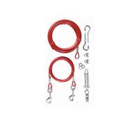 Câble d'attache acier avec longe pour chien. - - TR-2293