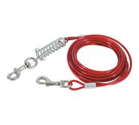 Cable D'attache et Ressort Pour chien Zolux Rouge 6 m