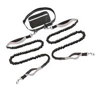 Câble d'attache pour Chien,Câble Réfléchissant pour Chiens de Grande Taille | Laisse Renforcée en Nylon avec Bandes Réfléchissantes pour Dressage Promenade Camping