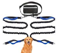 Câble d'attache pour Chien,Câble Réfléchissant pour Chiens de Grande Taille | Longe Renforcée en Nylon avec Sac de Rangement pour Extérieur et Jardin