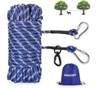 Câble d'attache pour chien pour camping, 15,2 m, tapis de couloir pour chien pouvant supporter jusqu'à 158,8 kg, essentiel de camping portable pour l'extérieur