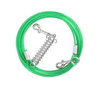 Câble d'attache pour Chiens,Chien d'arrêt,3m/5m de Laisse pour Chien,Laisse de Cabine avec Ressort Amortisseur pour Chiens de Taille Moyenne et Grande Camping,Jardin,Course,Parc en Plein Air