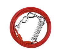 Câble d'attache pour Chiens,Chien d'arrêt,3m/5m de Laisse pour Chien,Laisse de Cabine avec Ressort Amortisseur pour Chiens de Taille Moyenne et Grande Camping,Jardin,Course,Parc en Plein Air