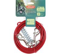 Câble d'attache - ZOLUX - 6 m - Acier avec ressort - Résistance 408 kg - Pour chien