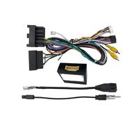 Câble d'autoradio avec adaptateur CAN-Bus pour lecteur multimédia Android, faisceau de câbles d'alimentation, prise compatible avec Ford Focus Escape 2019-2020