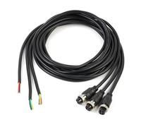 Câble d'aviation GX16 mâle vers femelle 2, 3, 4, 5, 6, 7, 8, 9, 10 broches avec connecteur de ligne, prise aviation 16 mm, rallonge 30 cm à m(Female-1M,4P)