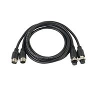 Câble d'aviation GX16 mâle vers femelle 2, 3, 4, 5, 6, 7, 8, 9, 10 broches avec connecteur de ligne, prise aviation 16 mm, rallonge 30 cm à m(Male to Female-1M,4P)