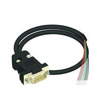 Câble DB9 IO de qualité industrielle, 1 pièce, Module d'interface à montage sur Rail DIN d-sub, carte de dérivation DB9(HL-DB9-MIO-1M)