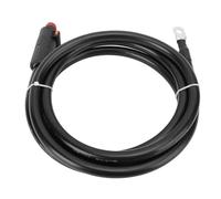 Câble de Batterie 35 mm² Haute flexibilité, sûr, Efficace, pour onduleur, Motos, Voitures, tracteurs, cuivre, Silicone, Prise Noire SC35, 8 bornes (1 m/3,3 Pieds)