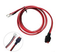 Câble de batterie 45 A pour connecteur Anderson avec borne à joint torique 10 AWG pour usage domestique et activités de plein air (0,6 m)
