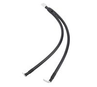 Câble de batterie 6 AWG SC35 6, fil d'alimentation flexible et robuste en cuivre et silicone de qualité marine, haute efficacité, pour bateaux, motos, voitures, tracteurs (30 cm / 11,81 pouces)