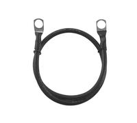 Câble de batterie 8/6/4/3/0 AWG avec cosses M6, M8 et M10, fil de cuivre étamé multibrins gainé de silicone for onduleur, solaire, bateau et camping-car(Black,M8-M8_8_100CM-3.28FT)