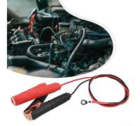 Câble de batterie fusible 30 A avec cuivre robuste pour pinces crocodiles pour connexions d'alimentation de voiture et moto (1,8 m)