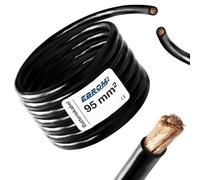 Câble de batterie H07V-K 95mm² - Câble de batterie 99,9 % cuivre OFC - Coupe au mètre selon vos souhaits