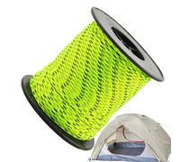 Câble de bobine de parachute - Paracorde réfléchissante de 2,5 mm en nylon résistant, câble de survie, résistance inégalée | Guyline de camping de 50 m pour randonnée, Equipat