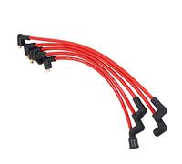 Câble de Bougie D'allumage 5 Pièces, Fils D'allumage HT en Silicone Rouge de 8mm Câbles de Fils de Bougie D'allumage pour les Modèles MGB