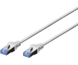 Câble de branchement SF-UTP CAT 5e DIGITUS Professional, AWG 26/7, paire torsadée, 2 m de long, gris Digitus - [1x RJ45 mâle - 1x