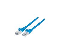 Intellinet Network Patch Cable, Cat7 Cable/Cat6A Plugs, 1.5m, Blue, Copper, S/FTP, LSOH / LSZH, PVC, RJ45, Gold Plated Contacts, Snagless, Booted, Lifetime Warranty, Polybag - Câble réseau - RJ-45 (M)