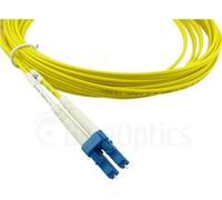 Câble de brassage fibre optique duplex compatible NetApp X66260-10 BlueOptics, LC-UPC/LC-UPC beige, 10 mètres, monomode, E9/125µm G.657.A1, atténuation d'entrée : inférieure à 0.2dB, fibre de marque,