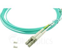 Câble de brassage fibre optique duplex Ubiquiti UOC-10 BlueOptics compatible, LC-UPC/LC-UPC beige, 10 mètres, multimode, G50/125µm OM3, atténuation d'entrée : inférieure à 0.2dB, fibre de marque, ferr