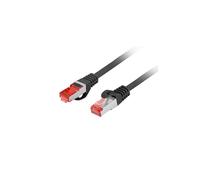 Câble de brassage Lanberg S/FTP cat.6 0,25 m LSZH CU fluke passé noir