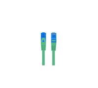 Câble de brassage Lanberg S/FTP cat.6A 0,5 m LSZH CCA Fluke passé vert