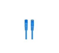 Câble de brassage Lanberg S/FTP cat.6A 1,5 m LSZH CCA Fluke passé bleu
