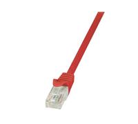 LogiLink EconLine - Cordon de raccordement - RJ-45 (M) pour RJ-45 (M) - 5 m - UTP - CAT 6 - rouge