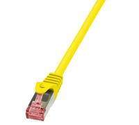 Câble de brassage LogiLink CQ2017S CAT.6 S/FTP 0,25 m, jaune