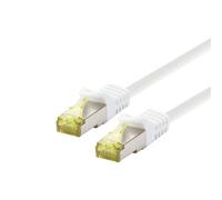 Câble de brassage professionnel LOGON SFTP/AWG26/LSOH 5 m CAT6A 500 MHz - Blanc,
