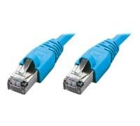 Câble de Brassage (RJ45) S-FTP, Cat 5e, Bleu, 1,0m