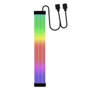 Câble de Carte Mère ARGB, Câble PSU ARGB, Câble PC ARGB Flexible pour Extension d'alimentation de Carte Mère, Câble D'extension d'alimentation ARGB (X8 Plat (pour câble Simple ou