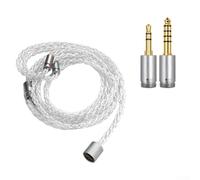 Câble de casque avec triple connecteur, y compris USB-C 3,5 mm et 4,4 mm pour une large compatibilité avec les appareils (2 en 1)
