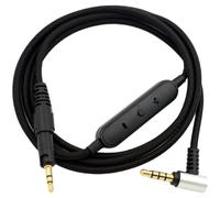 Câble de casque, câbles audio de rechange avec micro pour Audio-Technica ATH-M40X/M50X/M60X/M70X, câble pour ensembles de studio et écoute quotidienne (modèle filaire)