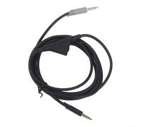 Câble de casque de jeu 3,5 mm 2 m pour Astro A10 pour a30 A40TR - Fil de cuivre oxygène de rechange avec interrupteur muet en ligne (gris)