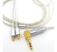 Câble de casque en feuille d'argent pour casque d'interface LS200 CKR90 100 LS50 70 A2DC
