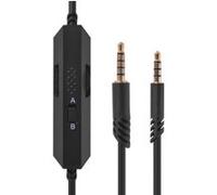 Câble de casque jeu avec écouteurs 2 Mode contrôle audio en ligne TH1407