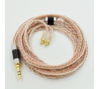Câble de casque plaqué argent à 16 conducteurs ls50 ls70 ls200 e50 A2DC adapté au câble de mise à niveau du casque audio-technica
