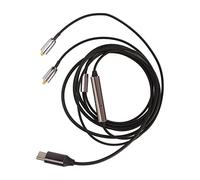 Câble de Casque USB C vers MMCX avec Micro et unité de Contrôle, Type C vers MMCX Remplacement du Câble D'écouteur à Noyau de Cuivre sans Oxygène pour SE215 315 535 846