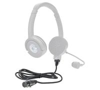 Câble de casque XLR pour Clear-Com CC-110-X4 (1,5 m), fil de microphone interchangeable pour casque Clear-Com CC-110 CC-300-X4 CC-220-X4 CC-400-X4, cordon adaptateur XLR femelle à 4 broches (1 paquet)