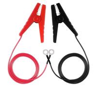 Câble de cavalier de clôture électrique - Pince d'alligator, lien de fil | Cordon de connexion électrique 2 pièces facile à utiliser pour barrière de bétail, filet de jardin, kit agricole